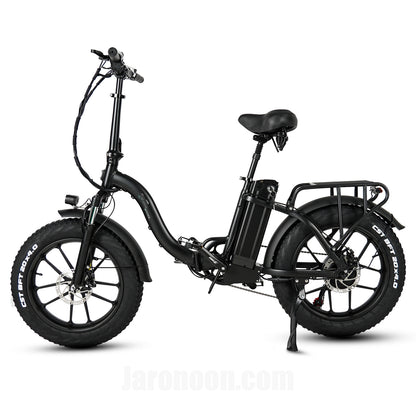 CMACEWHEEL Y20-NEW 750W 20 tum Folding E-cykel Fat Tire Mountain Bike Snow 48V 17A Electric Bike Dual Disc Brake
