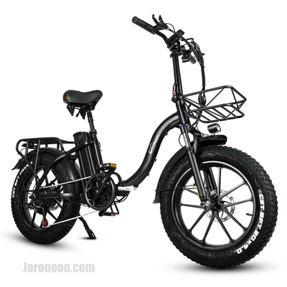 CMACEWHEEL Y20-NEW 750W 20 tum Folding E-cykel Fat Tire Mountain Bike Snow 48V 17A Electric Bike Dual Disc Brake