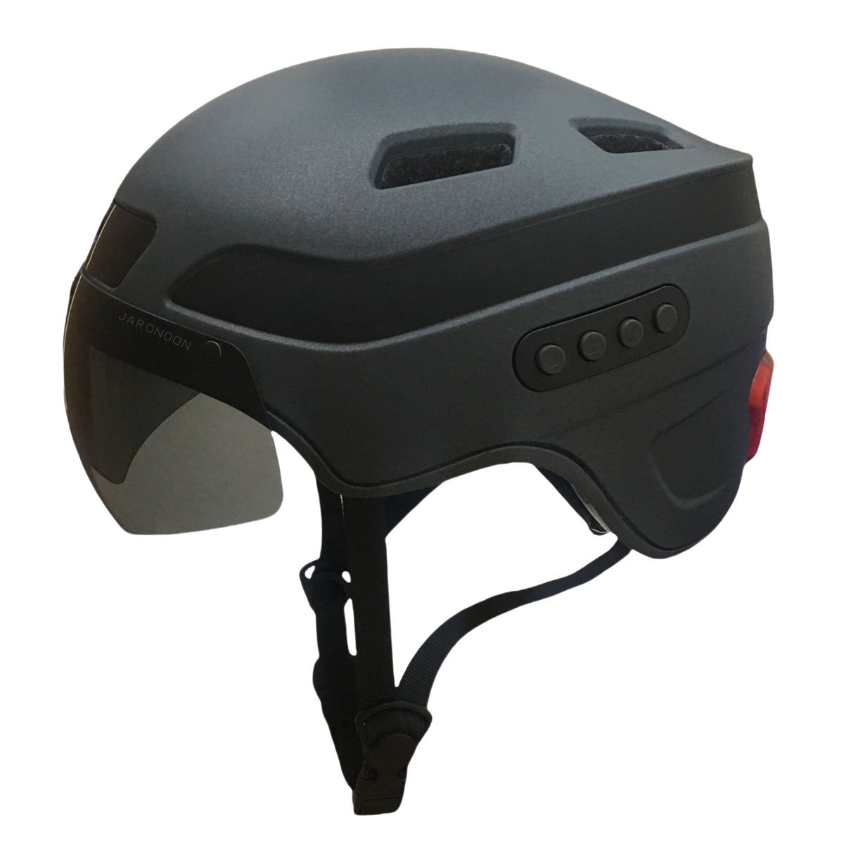 Uppgraderad Bluetooth Calling Smart Helmet med 1080P HD Built-in Driving Recorder Camera, Detachable Visor, Turn Signal Taillight