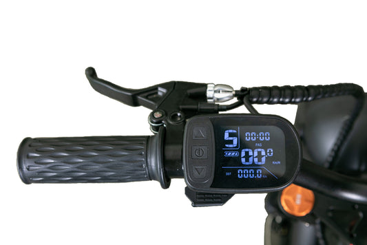 Multifunktionell LCD Visa cykeldator för Jaronoon 20FG Electric Bike
